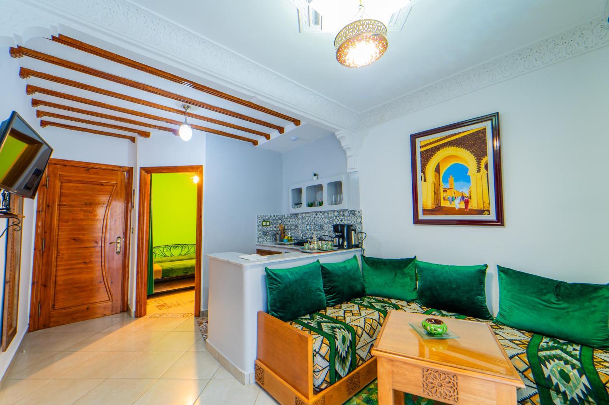 Dar Jinane Apartment Chefchaouen Bagian luar foto