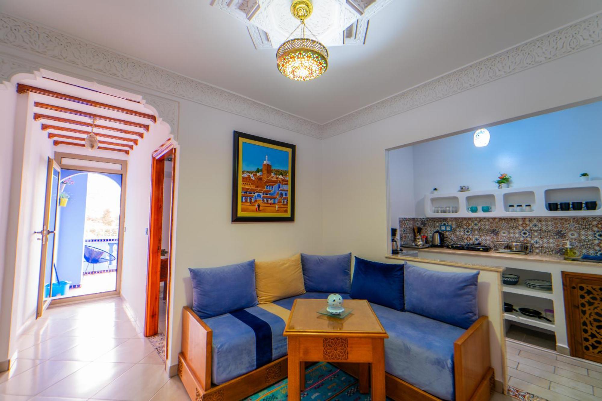 Dar Jinane Apartment Chefchaouen Bagian luar foto