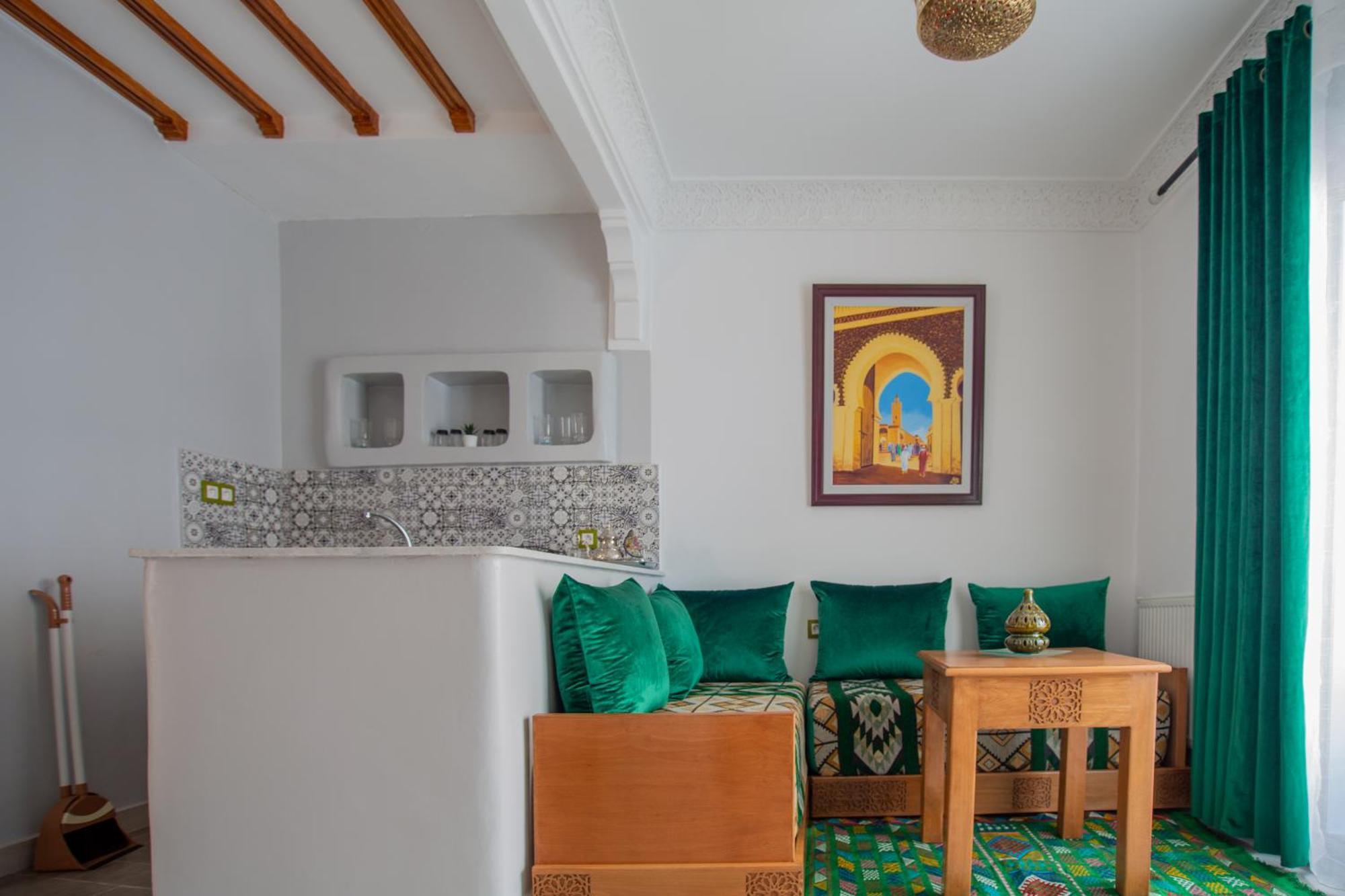 Dar Jinane Apartment Chefchaouen Bagian luar foto